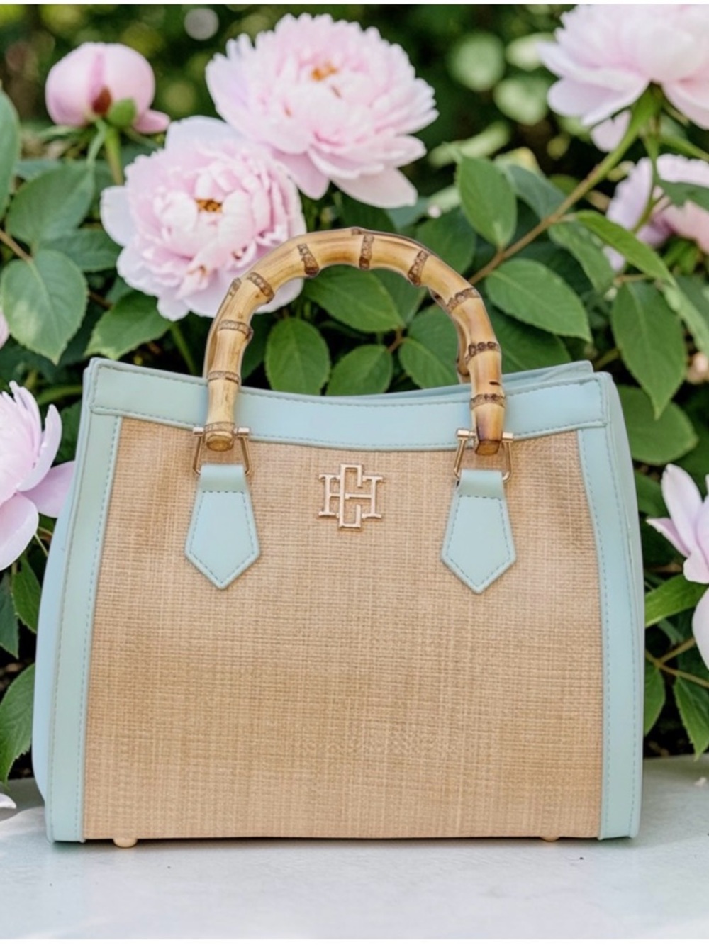 Caroline Hill Kennedy Tote Bag Mint NWT